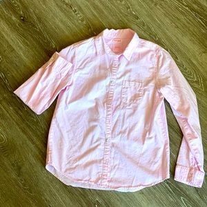 Boy’s Pink XL long sleeve collared button up